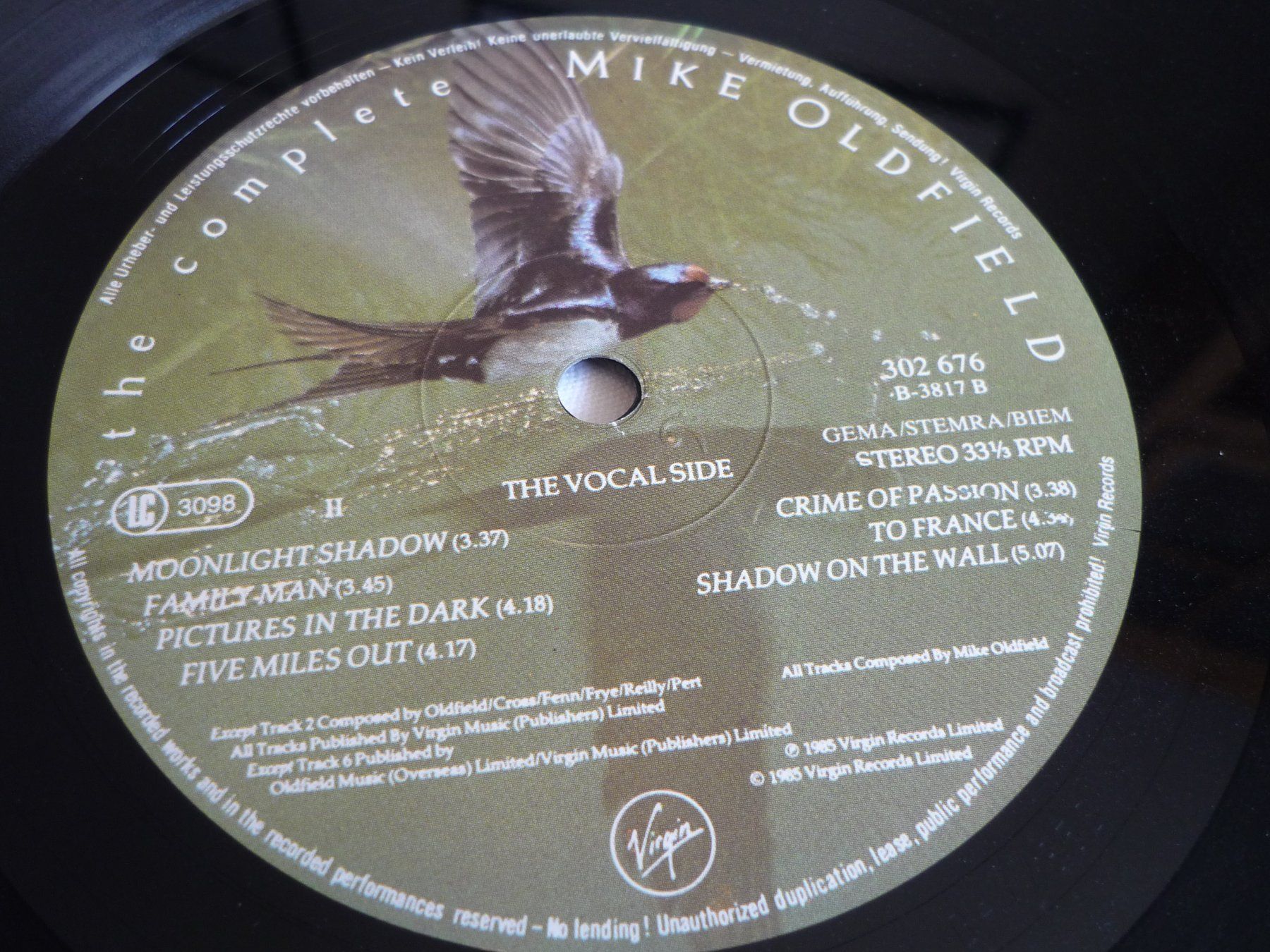 Schallplatten: 12" Vinyl - Mike Oldfield - the complete – Gebraucht aus Beringen von zzRegal 4