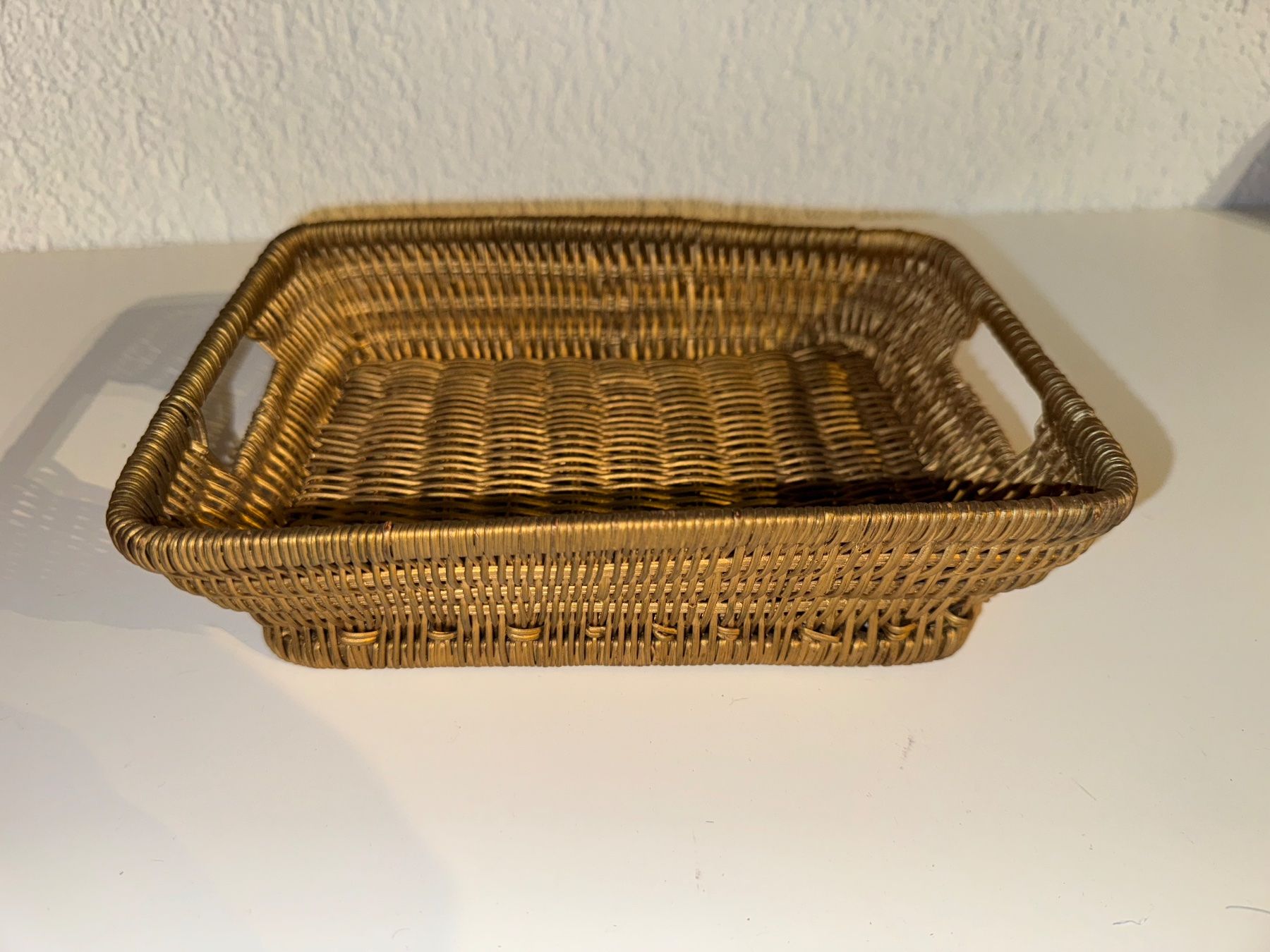 Sonstiges für Haushalt & Wohnen: schönes goldiges Körbchen – Gebraucht aus Grosswangen von Second_hand_paradise