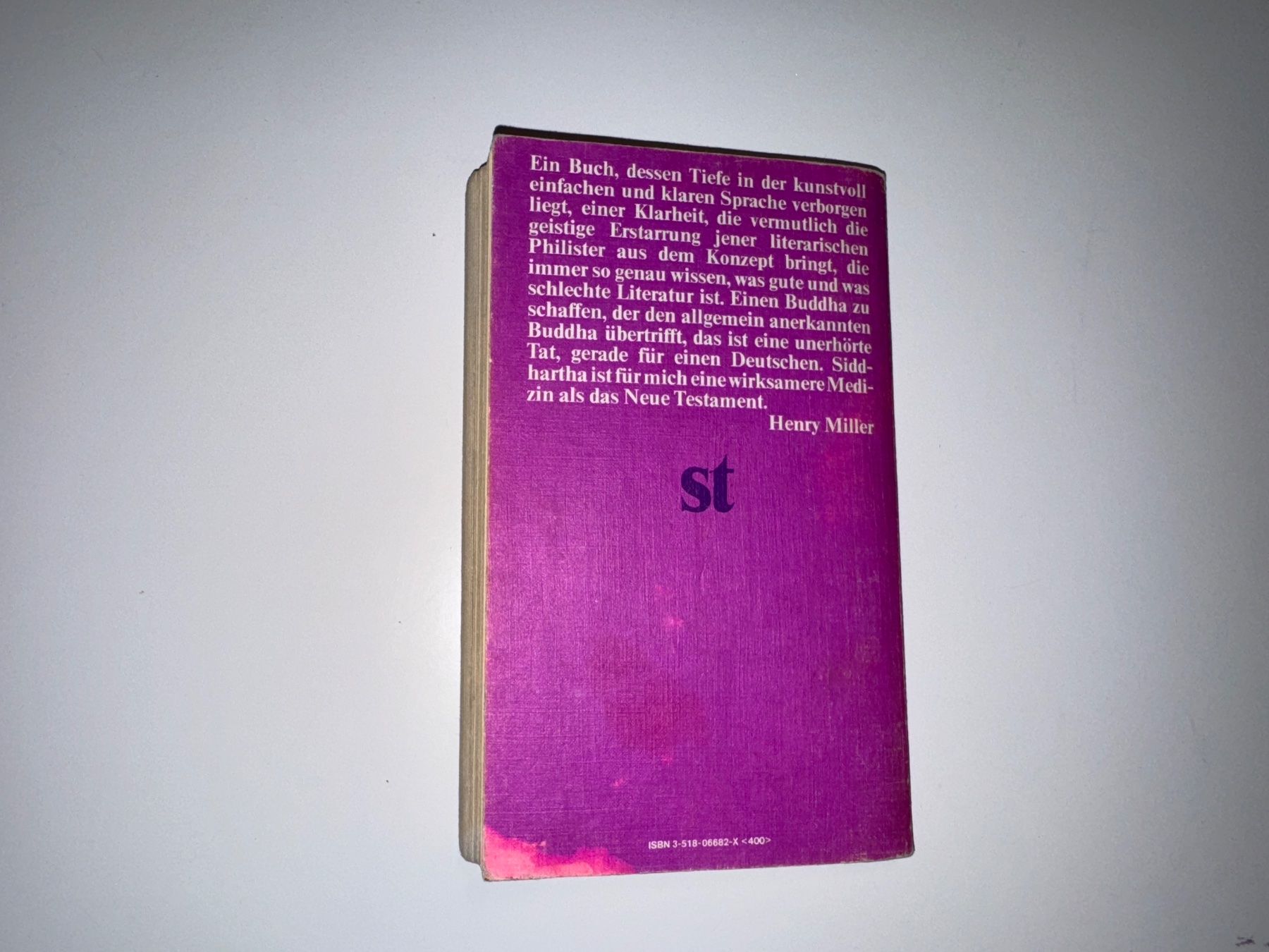 Libri: BUCH: Hermann Hesse, Siddhartha – Usato da Grosswangen venduto da Second_hand_paradise 9