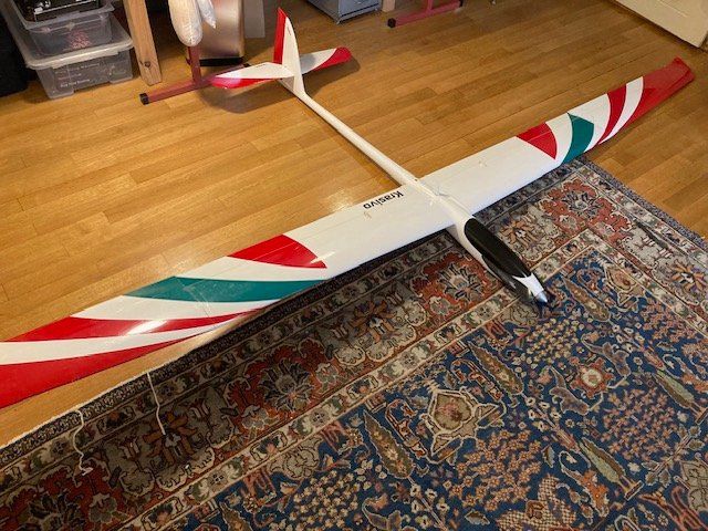 Modellismo RC: Planeur Krasivo de Topmodel 3480mm – Usato da Genève venduto da headlight 1