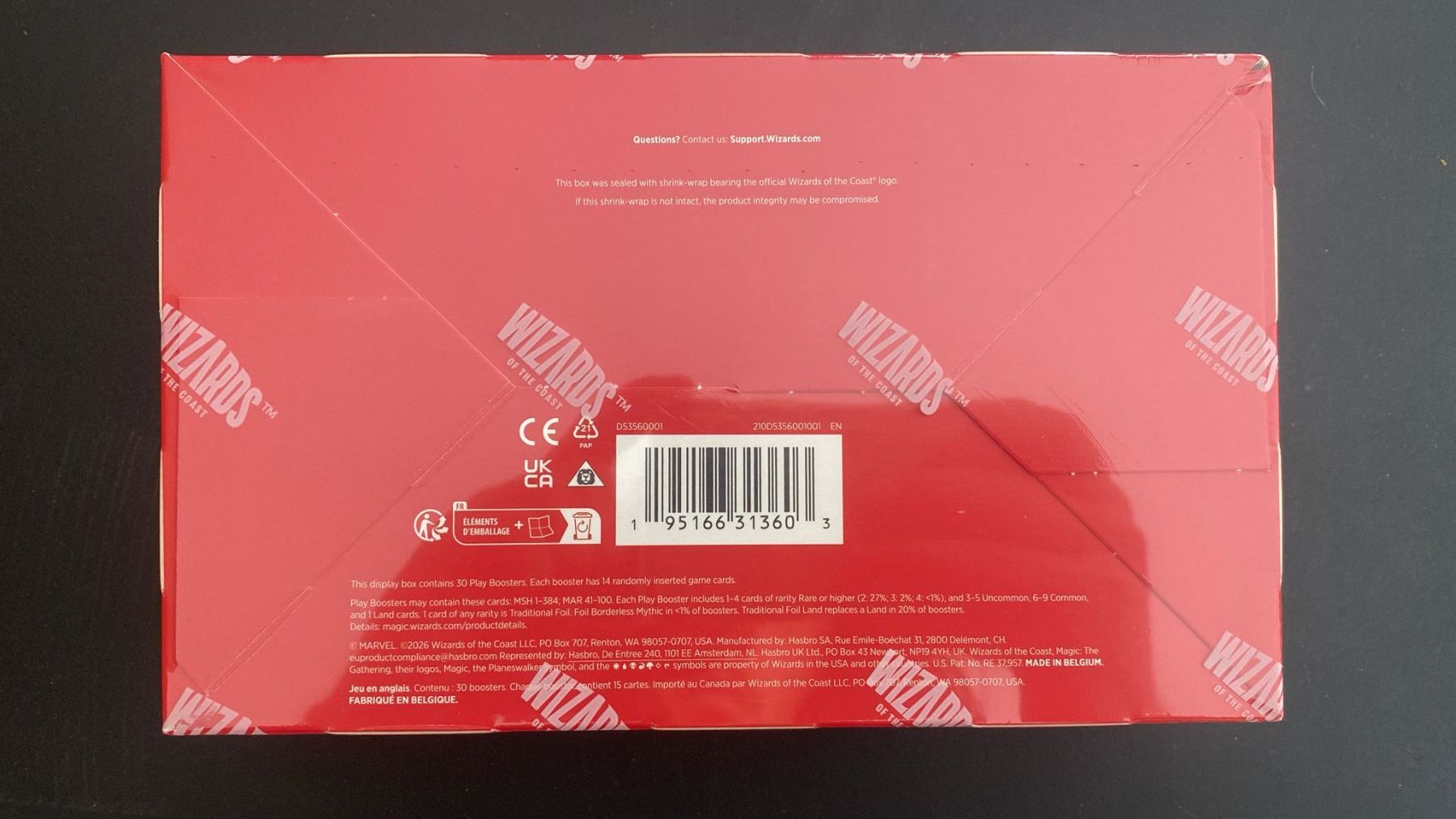 Magic The Gathering Sammelbilder & Trading cards: Magic The Gathering Marvel Play Booster Box – Neu und originalverpackt aus Zürich von nyra_TCG 1