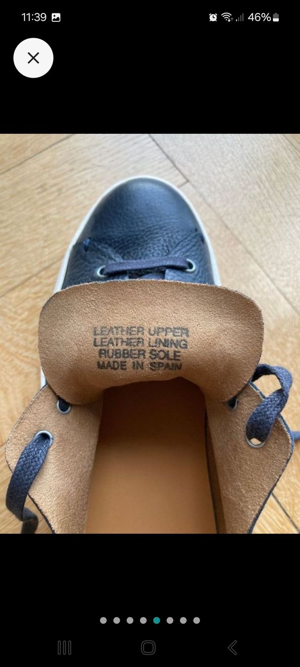 Scarpe da uomo: Snakers en cuir portées une fois – Nuovo (secondo la descrizione) da Genève venduto da Martinbng 2