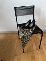 Elegante Slingpumps aus Wildleder, Grösse 39, schwarz