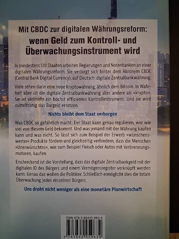 Libri: Digitale Zentralbankwährung – Usato da Niederönz venduto da bea_fn77 1