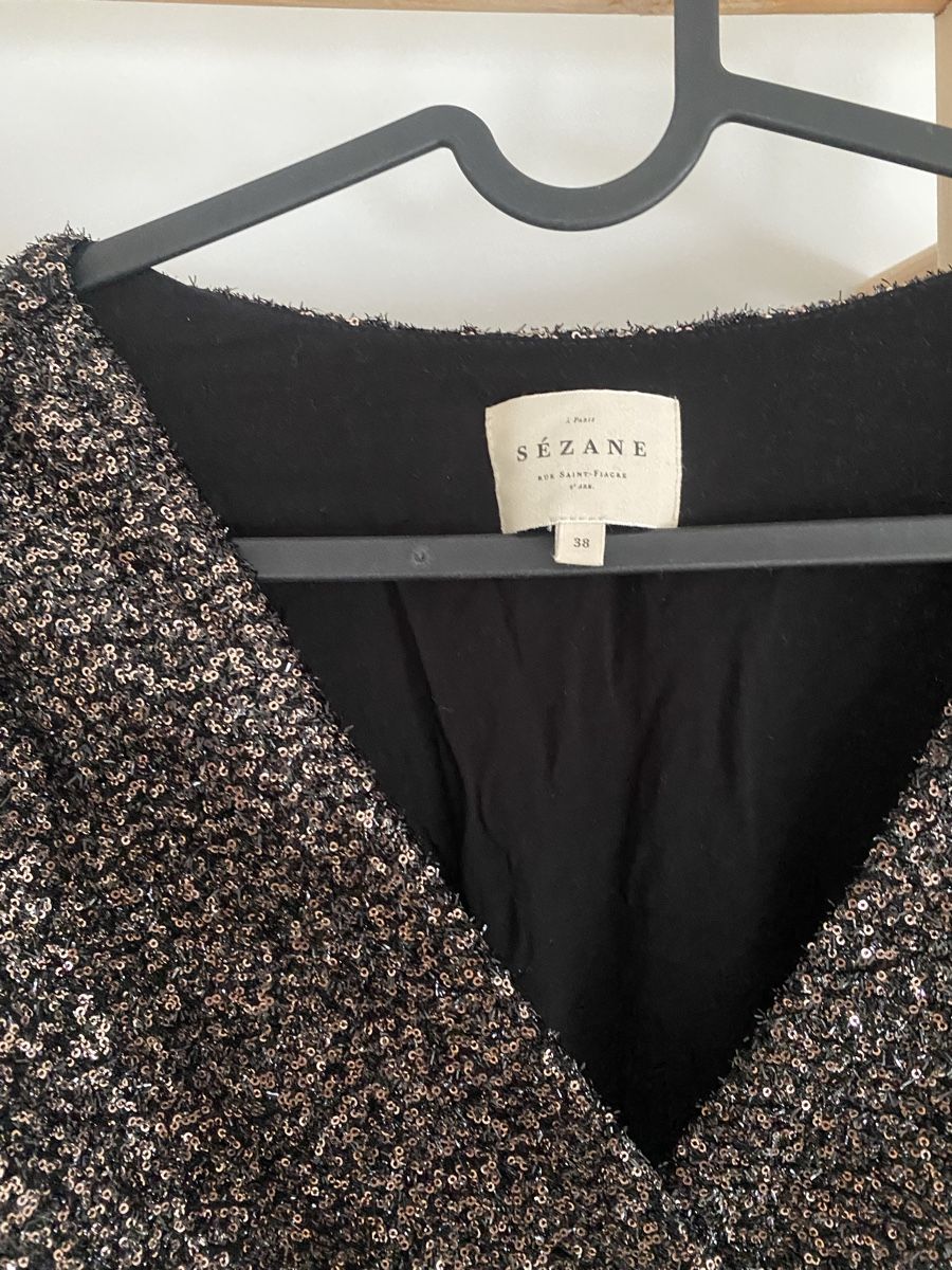 Sezane Vestiti: Sezane Kleid Glitzer Pailletten 38 – Usato da Dussnang venduto da stina1988 1