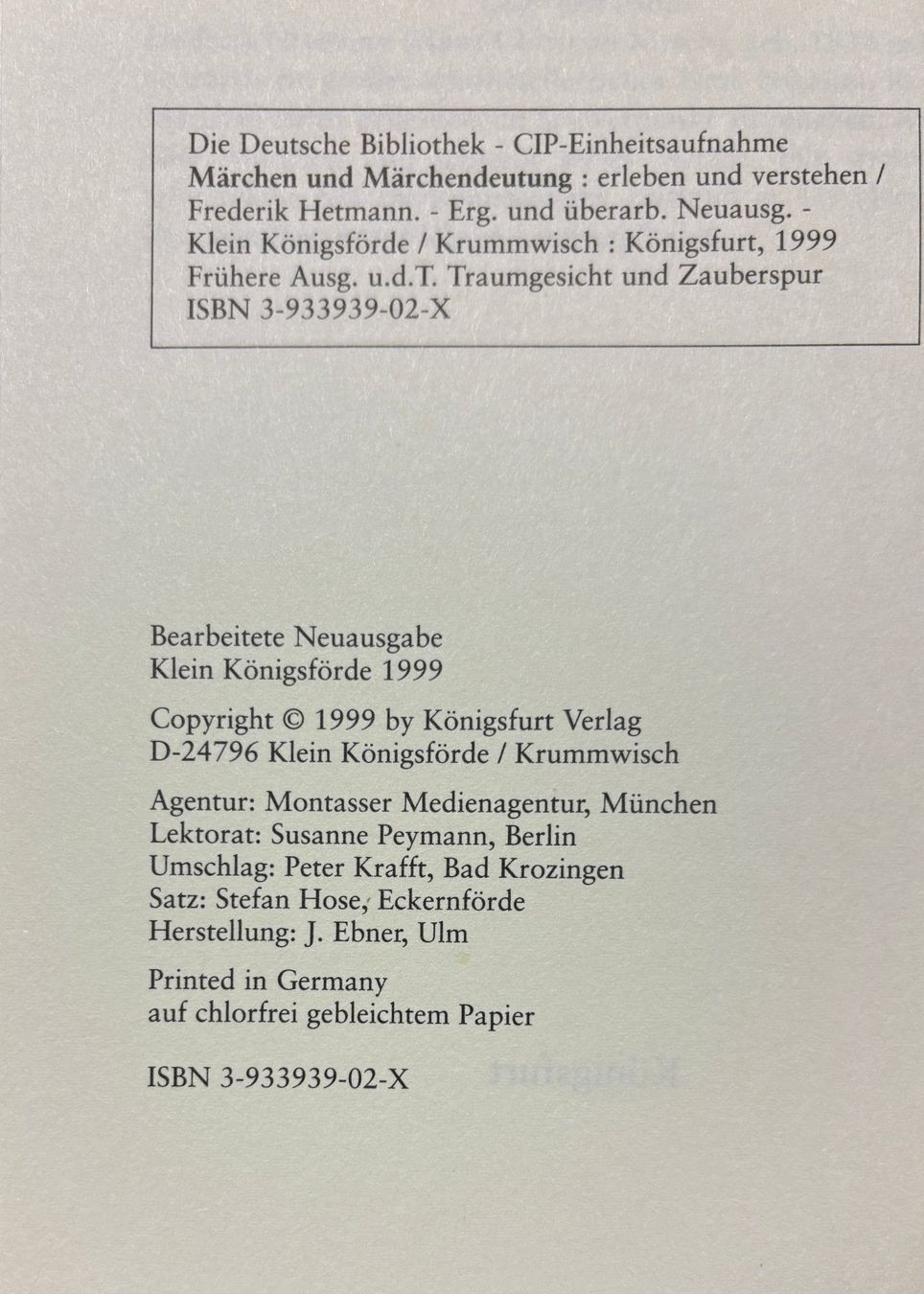 Libri: Märchen und Märchendeutung – Nuovo (secondo la descrizione) da Sarnen venduto da Livres 2