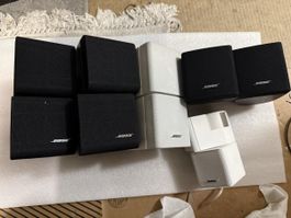 Bose Lautsprecher Konvolut schwarz und weiss gebraucht