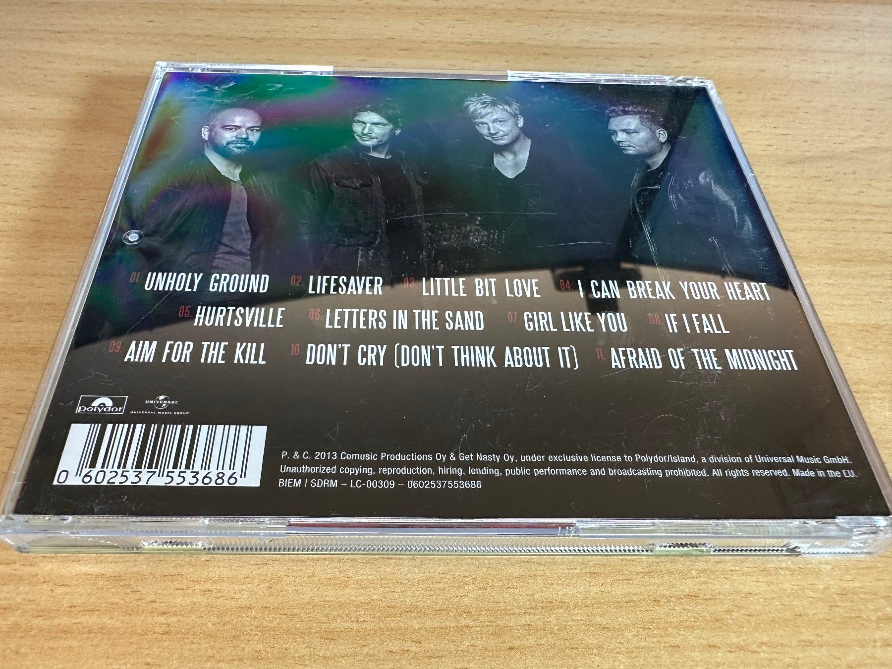 CD: Sunrise Ave – Unholy Ground – Usato da Rikon im Tösstal venduto da Alpenmutz 1