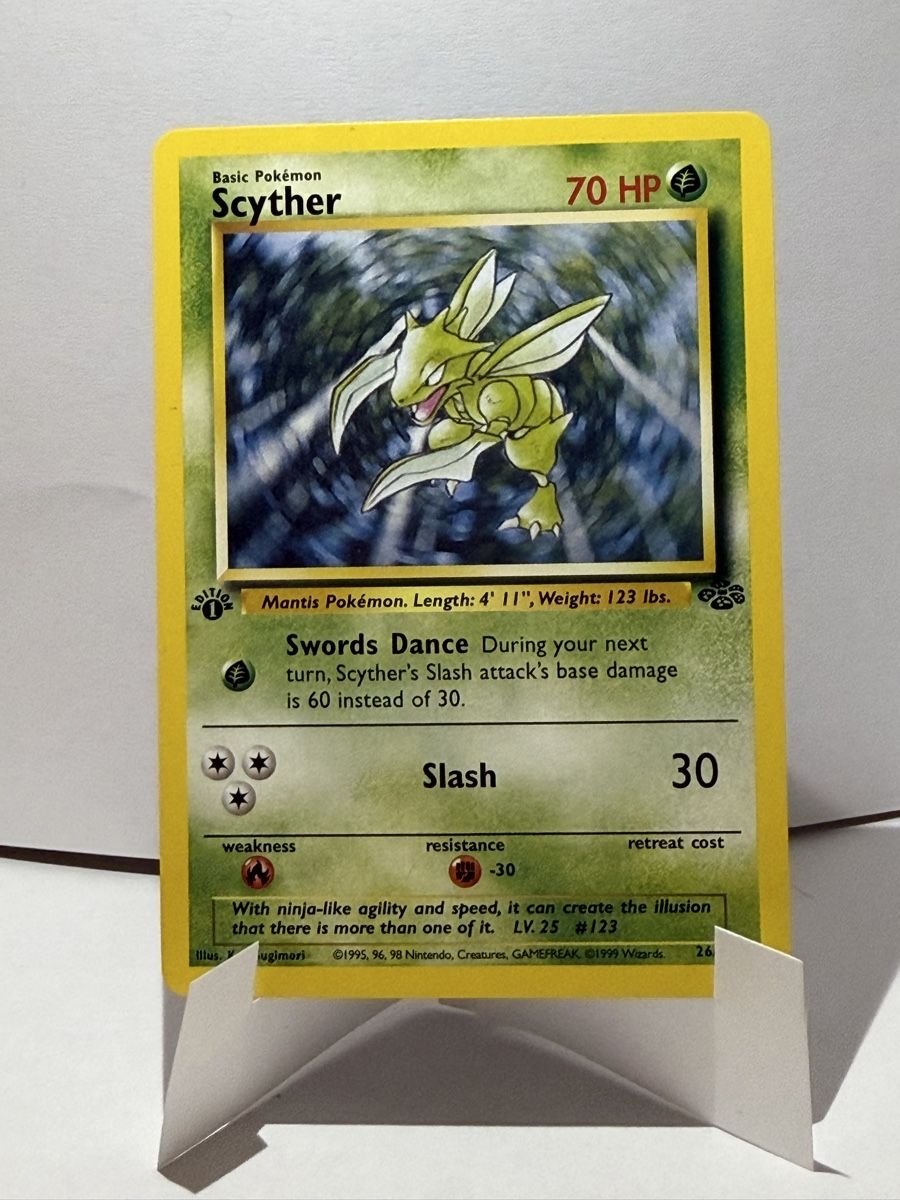 Pokémon Sammelbilder & Trading cards: Pokémon Karte Scyther 1. Edition – Neu (gemäss Beschreibung) aus Wetzikon ZH von kev_2rhl