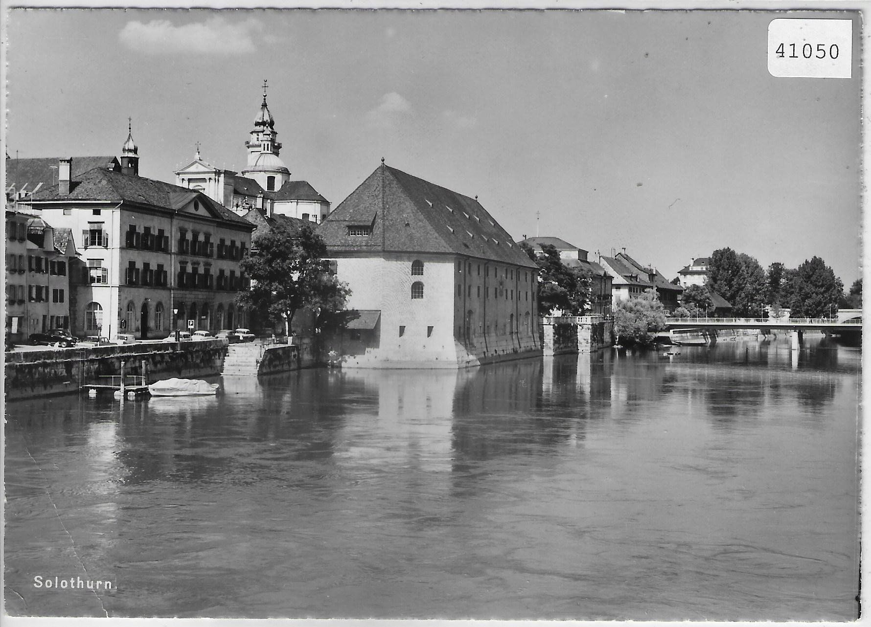 Ansichtskarten: Solothurn - Partie an der Aare – Defekt aus Ettingen von Kartenplanet