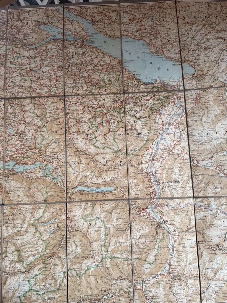 Cartine & Atlanti: Landkarten Schweiz von 1912 – Usato da Therwil venduto da Tigersunne 3