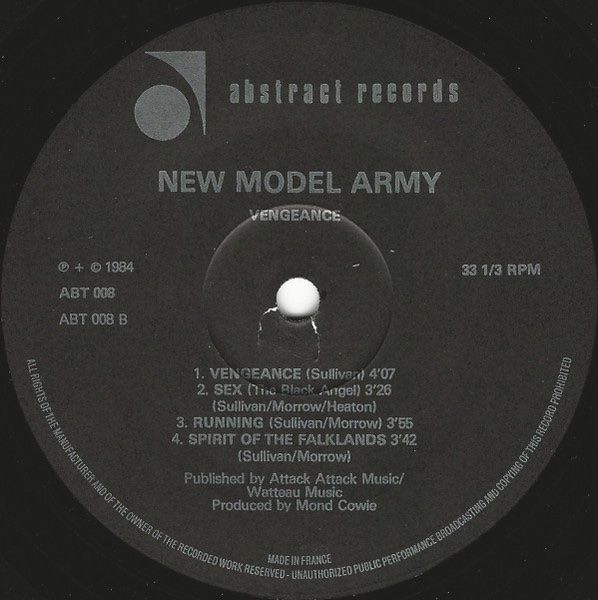 Dischi in vinile: New Model Army – Vengeance – Usato da steckborn venduto da veckot 3
