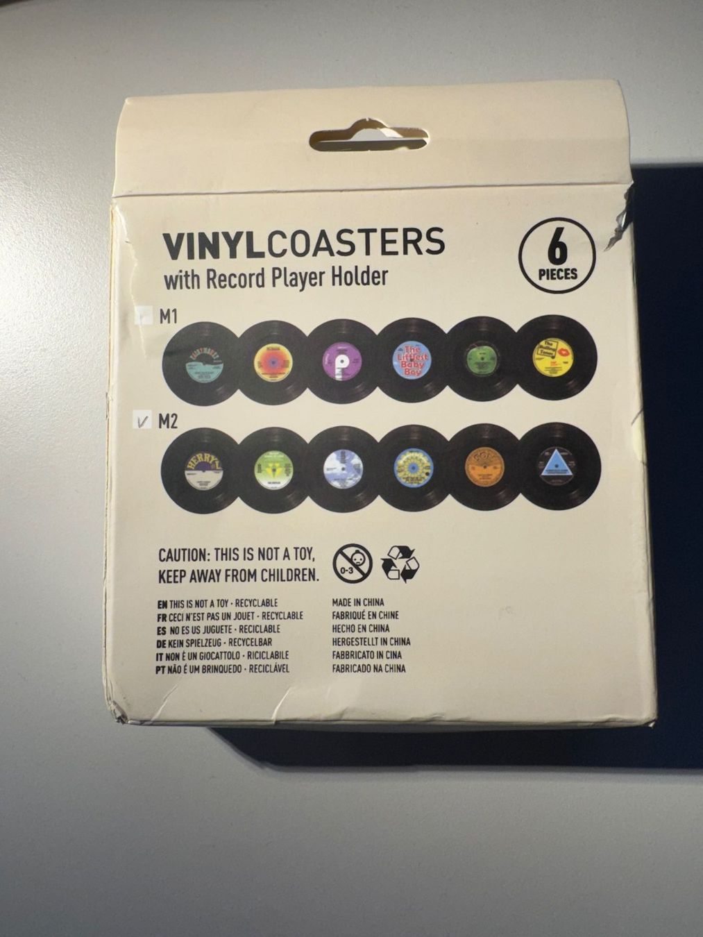 Sottobicchieri: Vinyl Schallplatten Untersetzer Set mit Halter, Neu! – Usato da Weinfelden venduto da rizzla360 2
