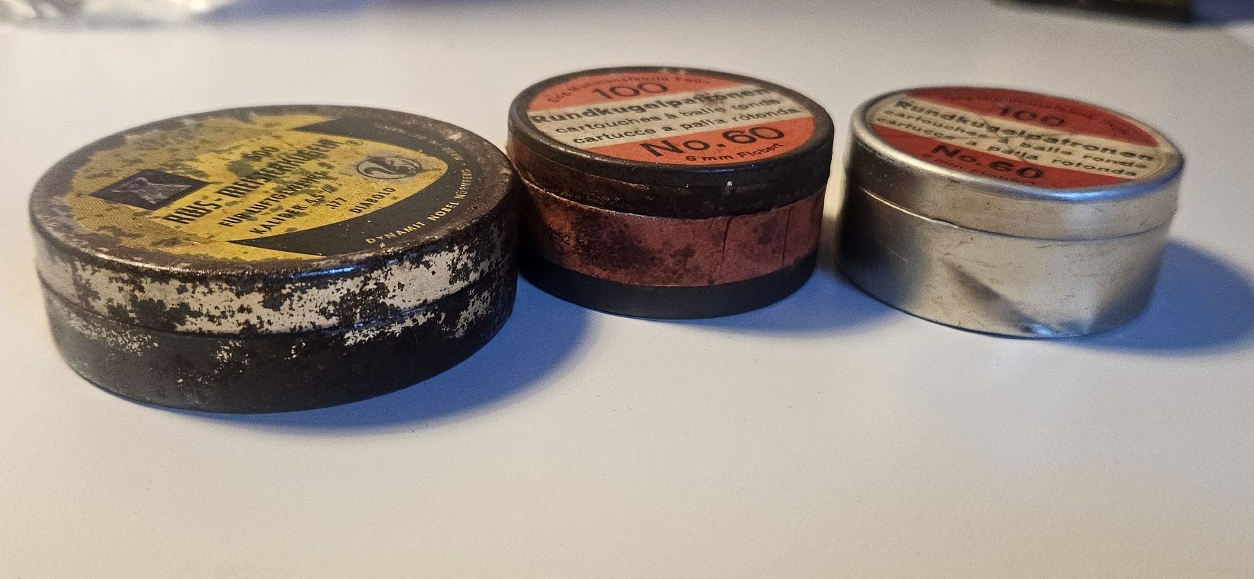 Pots: Alte Blechdosen Munition x3 – D'occasion à Belp par Ginus85 5