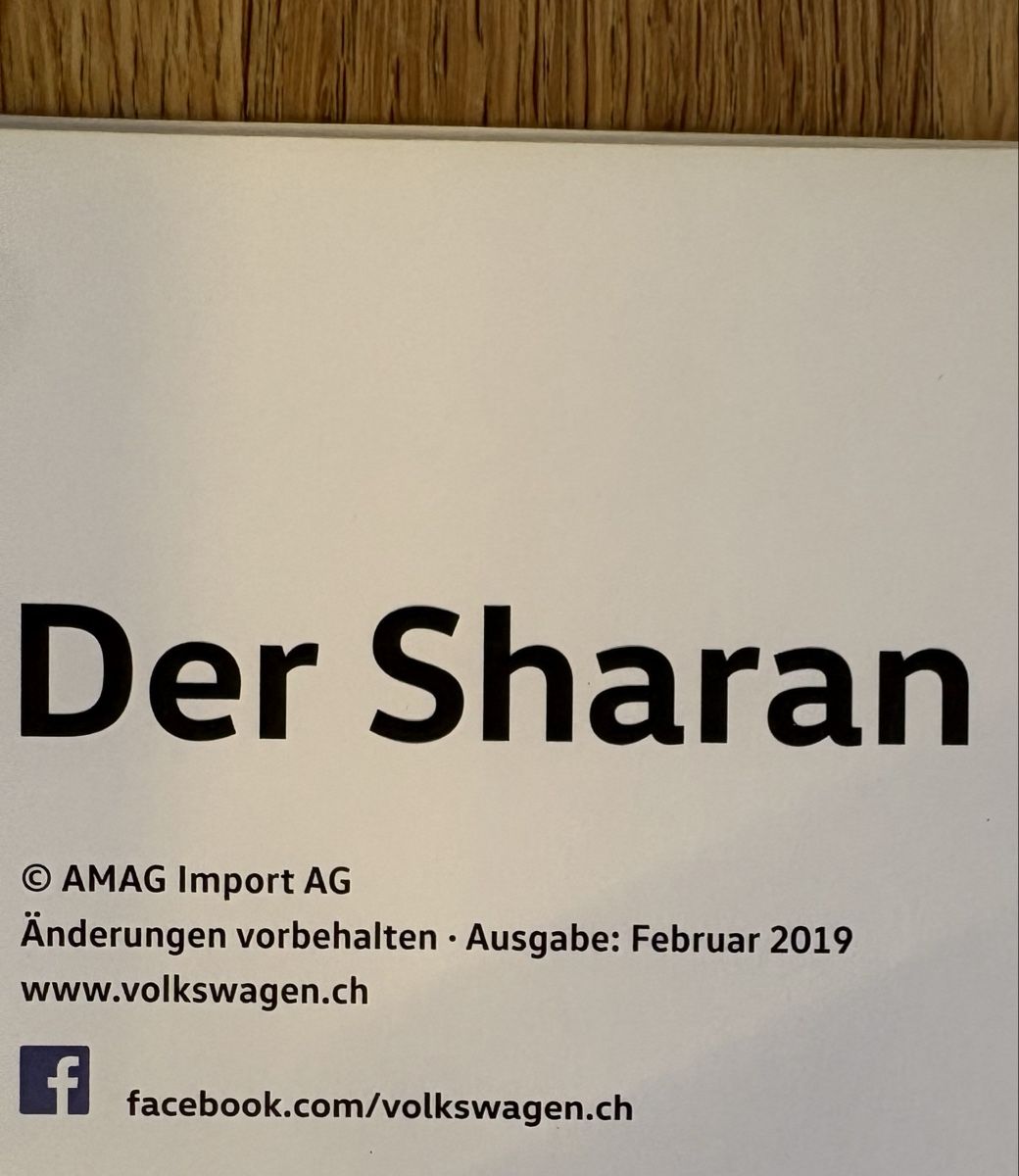 VW Documenti: VW Sharan - Original Prospekt / Brochure 2015, 2016 oder 19 – Usato da Freienstein venduto da Golfbueb 3