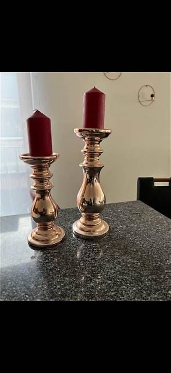 Portacandele: Kerzenständer Roségold  – Usato da Oberdiessbach venduto da shan26 3