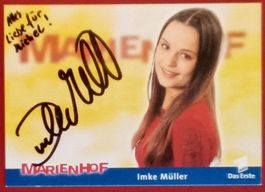 Imke Müller Autogramm signiert Foto 10x15cm