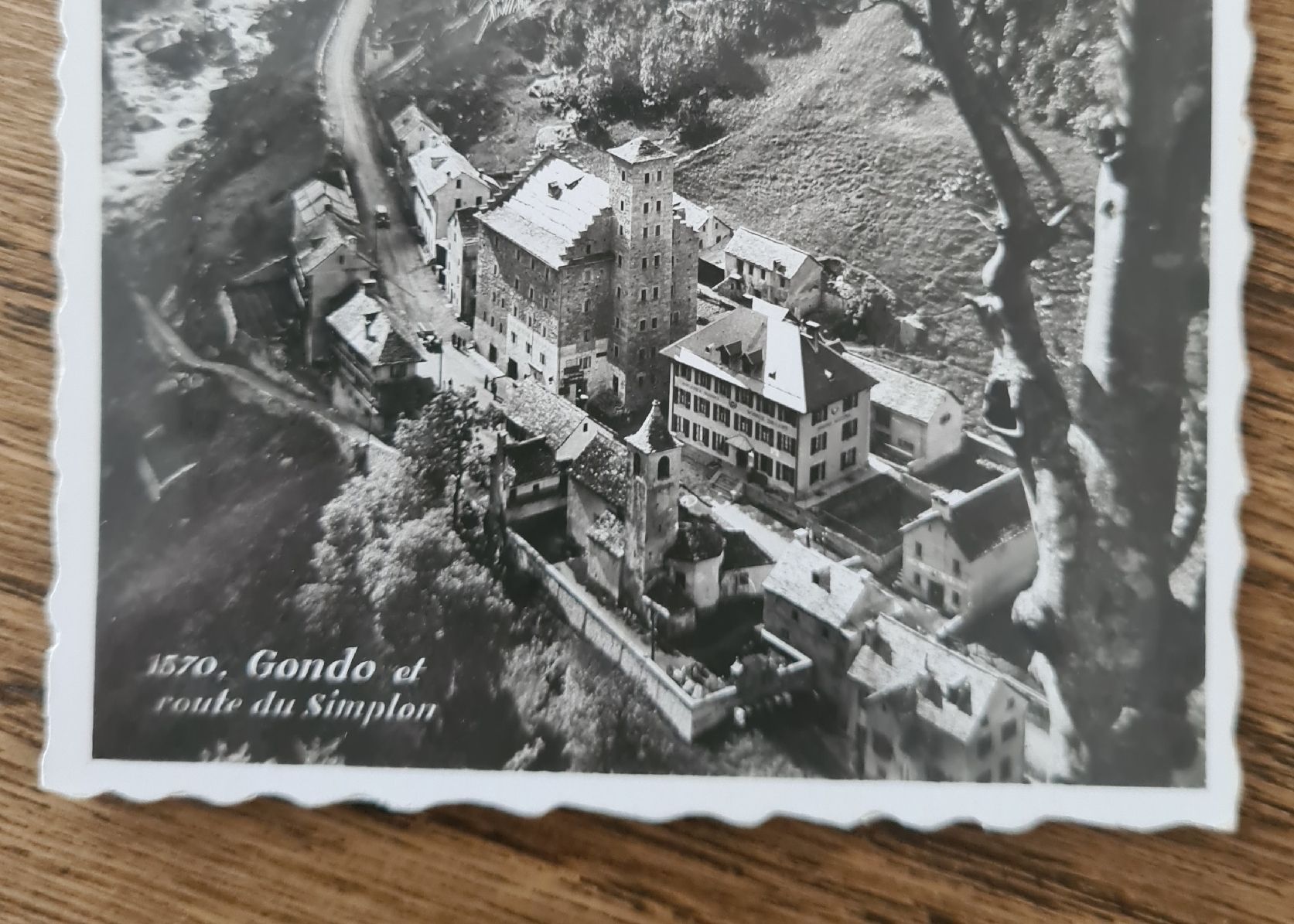 Cartoline postali: alte Karte Gondo et route de Simplon – Usato da Ebikon venduto da Donar50 1