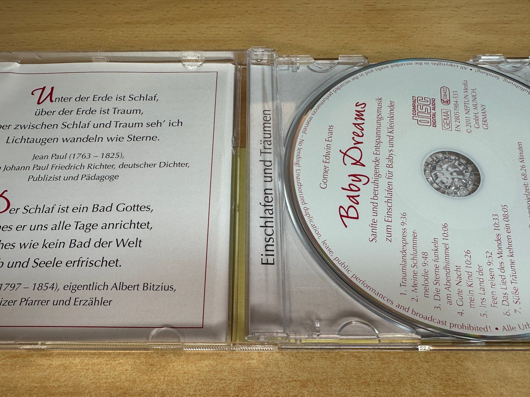 CD: P9 Gomer Edwin Evans - Baby Dreams – Usato da Rikon im Tösstal venduto da Alpenmutz 2