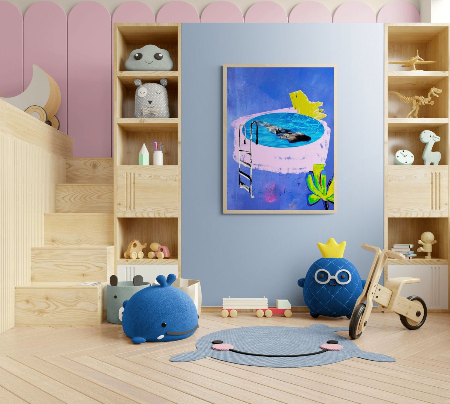 Poster & Bilder: Pink Pool – Neu und originalverpackt aus Hergiswil NW von WonderprintsCH 7