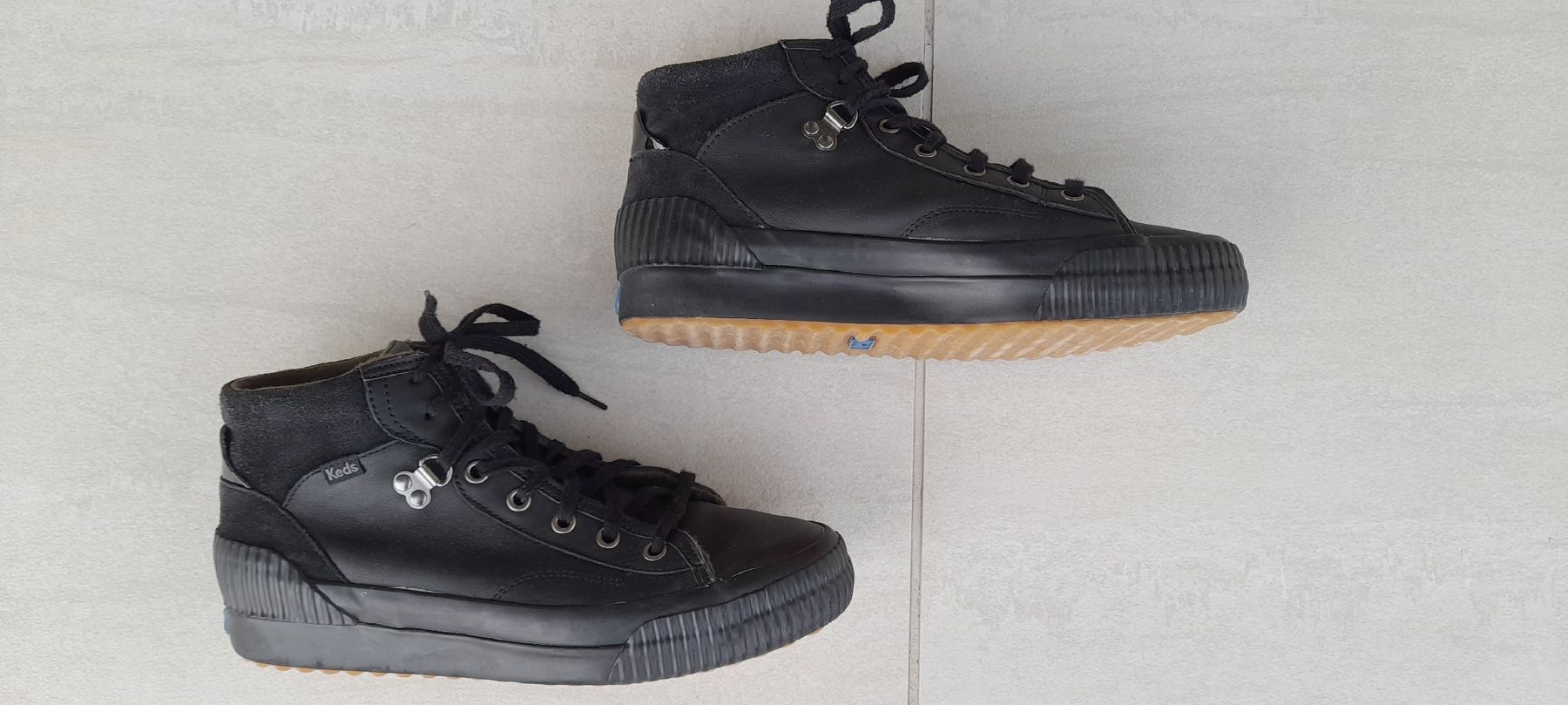 Damenschuhe: Bottines Stiefel Keds noires cuir 41 – Neu (gemäss Beschreibung) aus ERLINSBACH von doudouce 2