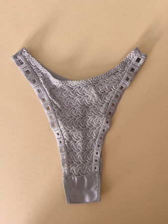 PASSIONATA, String hochgeschnitten, Grösse S, Farbe Silber