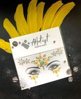 Festival Make Up Glitzer Steine Gesicht Amarilla FJ-102