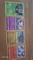 4 Pokemon Karten gemischt guter Zustand Set