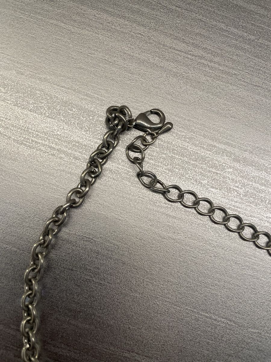 Catenine: Statement Kette Silber Schwarz Braun Retro Vintage – Usato da Heitenried venduto da Steffundsasch 4