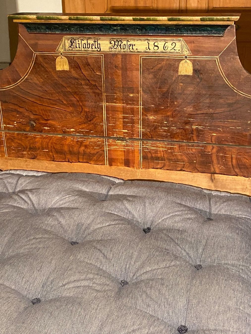 Betten: Antikes Bett E. Moser 1862 – Gebraucht aus Ellikon an der Thur von Schnyvo 6