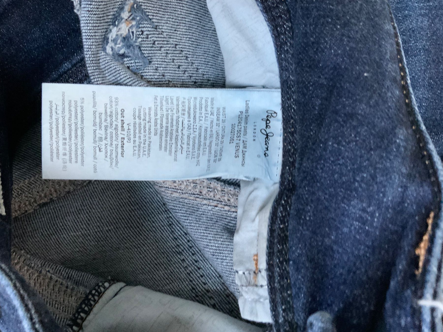 Pepe Jeans Jeans: Pepe Jeans Venus Gr. 29/32 – Gebraucht aus Einsiedeln von jojo2004 2