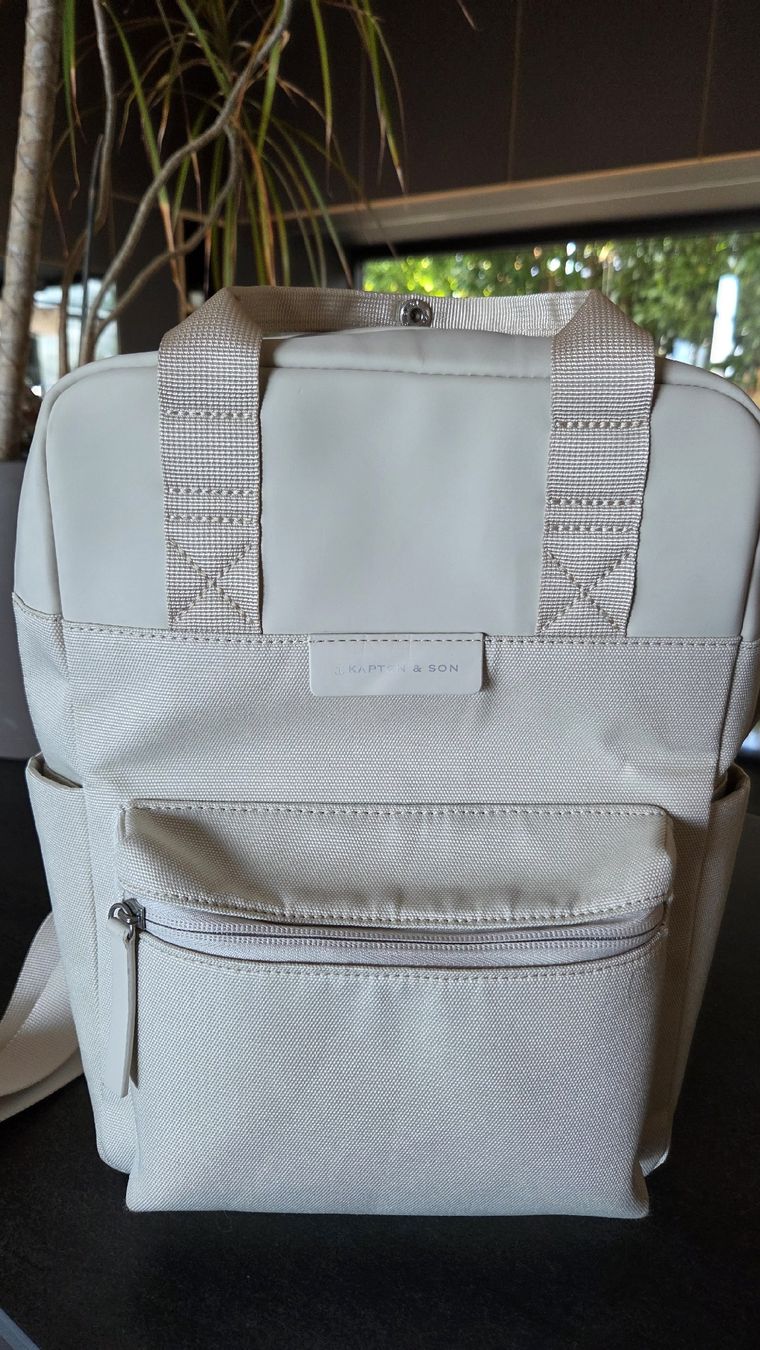 Kapten & Son Zaini: Kapten and Son Rucksack beige – Usato da Berikon venduto da alko93