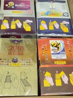 4 x Panini Display Box 2010 + 2012 + 2014 + 2018 FIFA Swiss