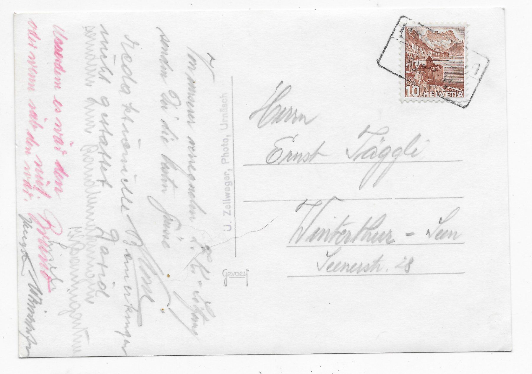 Cartoline postali: Urnäsch - Dorfplatz – Usato da Hefenhofen venduto da Richsalz 1