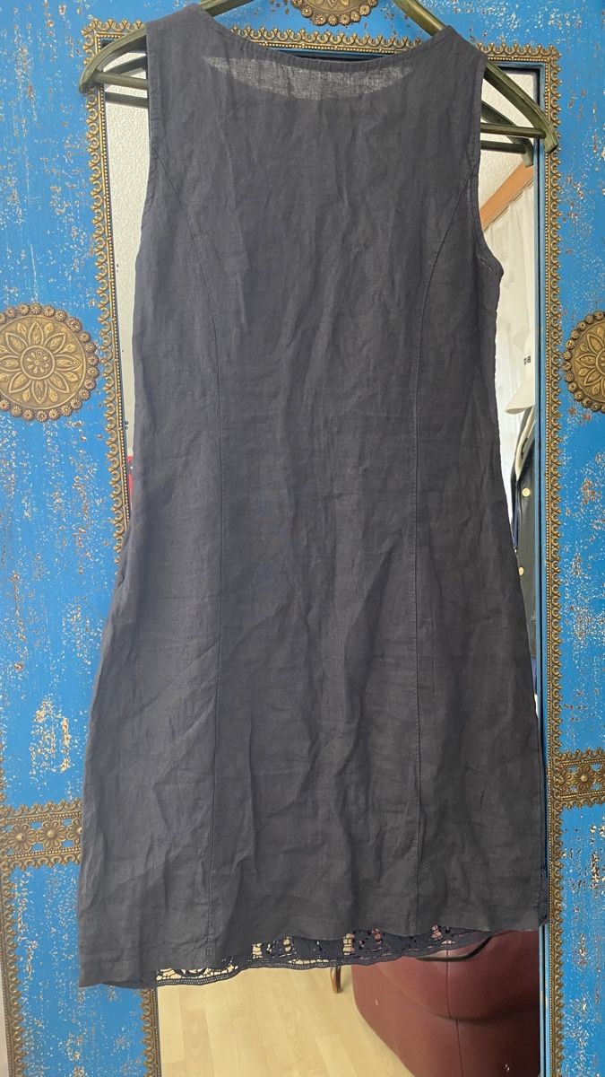 Kleider: Leinen Kleid Sommerkleid mit spitze – Gebraucht aus Obfelden von tan_9lj9 4
