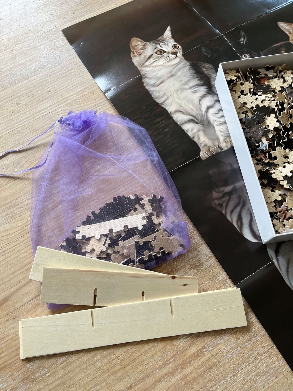 Puzzle: Jigsaw Puzzle Katzen-Tiger 1000 Teile – Usato da Eschenbach SG venduto da Joey-Li 4
