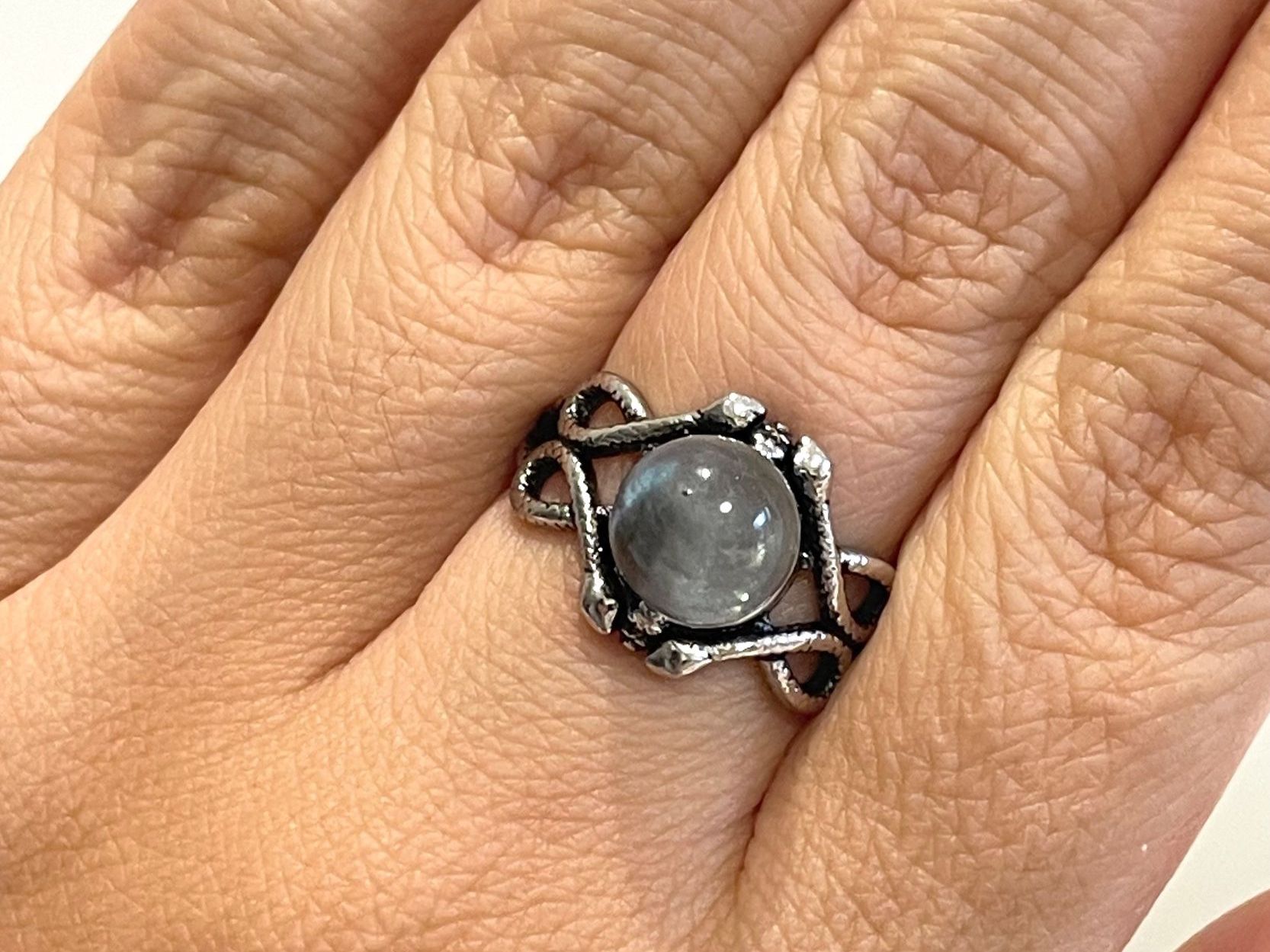 Anelli: 100 % echter Aquamarin-Ring – Edelsteinring – Nuovo e nell'imballaggio originale da Schiers venduto da sisikristall 1