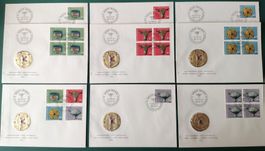 30.5.75 Bundesfeiermarken FDC 3 Serien