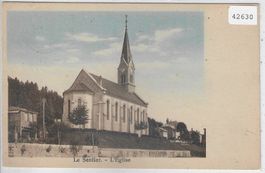 Le Sentier - L'Eglise - coloriert