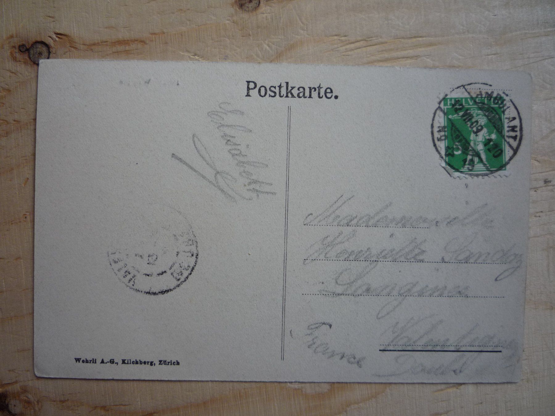 Cartes postales: Weggis, 12.VII.09 – D'occasion à Rieden SG par Brockehuesli 1