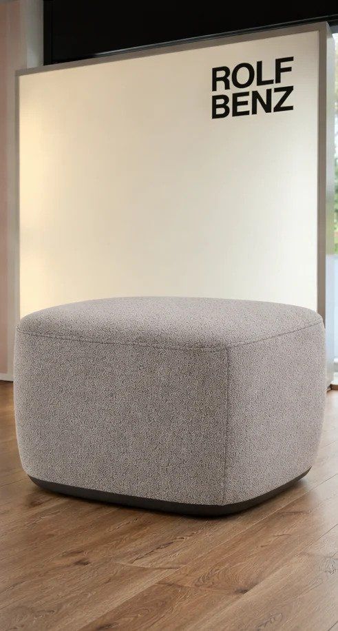 Rolf Benz Hocker: Rolf Benz Sitz-Hocker Grau – Gebraucht aus Winterthur von db5_yr2m 1