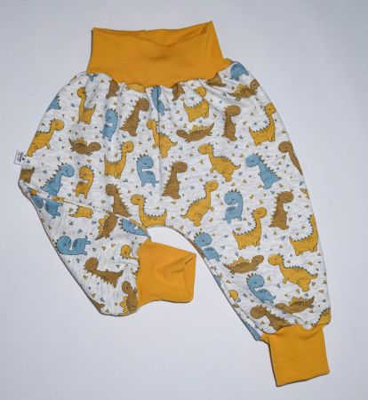 Fleece/Thermo Pumphose mit Dinosaurier Gr.68/74 - NEU