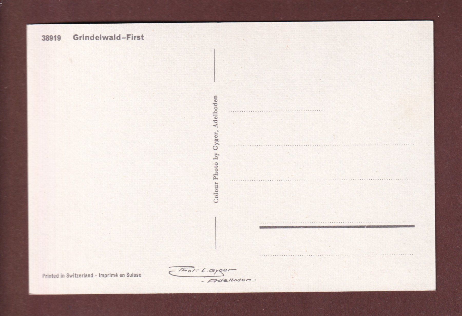 Cartoline postali: GRINDELWALD-FIRST - 5 Bilder – Usato da Pully venduto da nicecards-shop 1