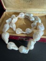 Barockperlen Kette mit Silber Verschluss 925