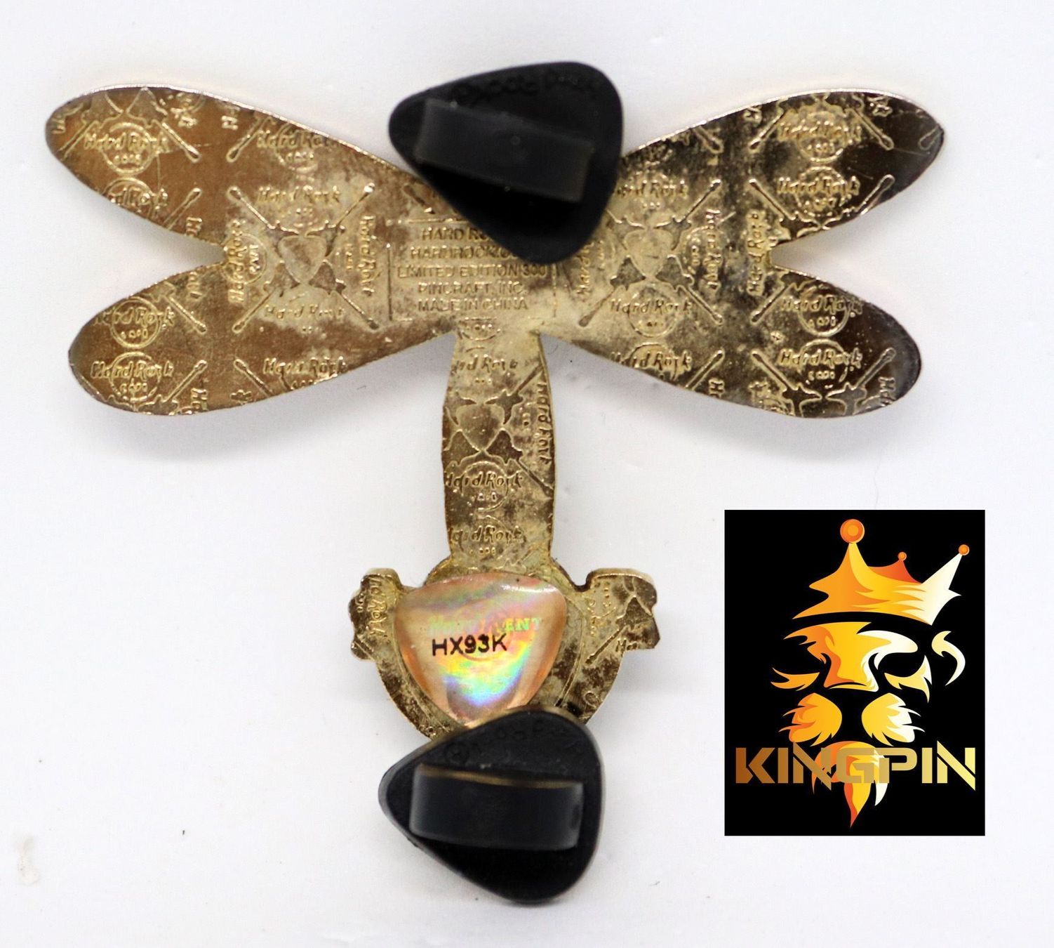 Hard Rock Cafe Plaketten & Abzeichen: Hard Rock Cafe Pin Rom Italien Libelle – Gebraucht aus Hinterforst von -KINGPIN- 1
