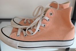 Peach Converse All Stars High Chucks, Grösse 38, Neuwertig