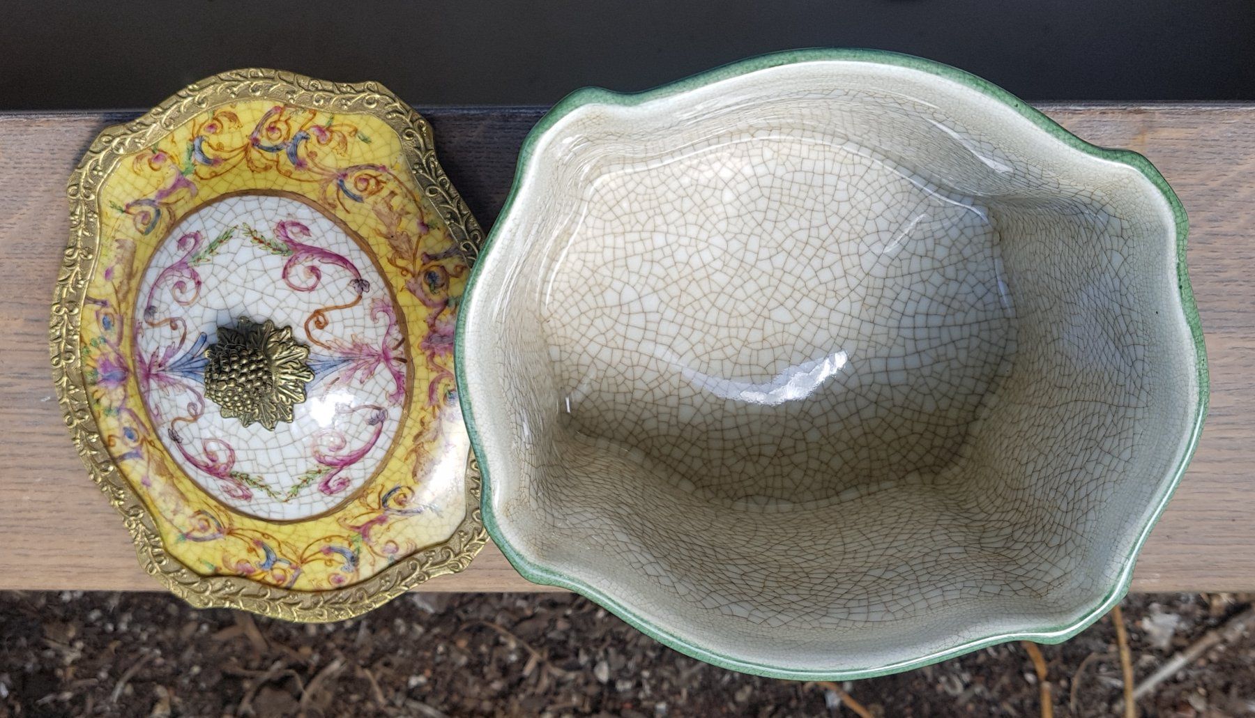 Barattoli: Boîte céramique et bronze doré 1895 – Usato da Villars-sur-Glâne venduto da rifzari 2