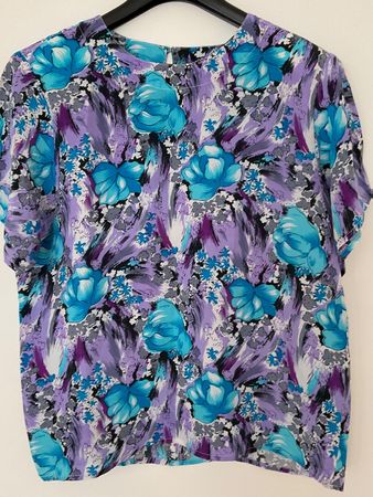 Renzo Realli 100% Seiden Bluse Gr M NEU