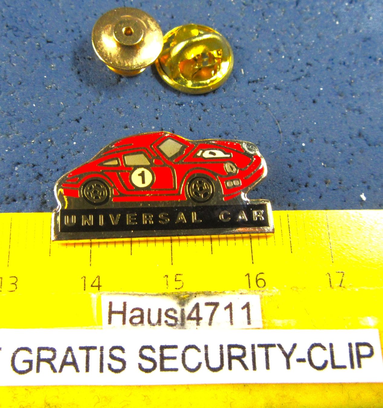 Porsche Placchette & Badge: PORSCHE 911 ROT AUTO PIN GLASIERT KLEIN – Usato da Ettingen venduto da Hausi4711
