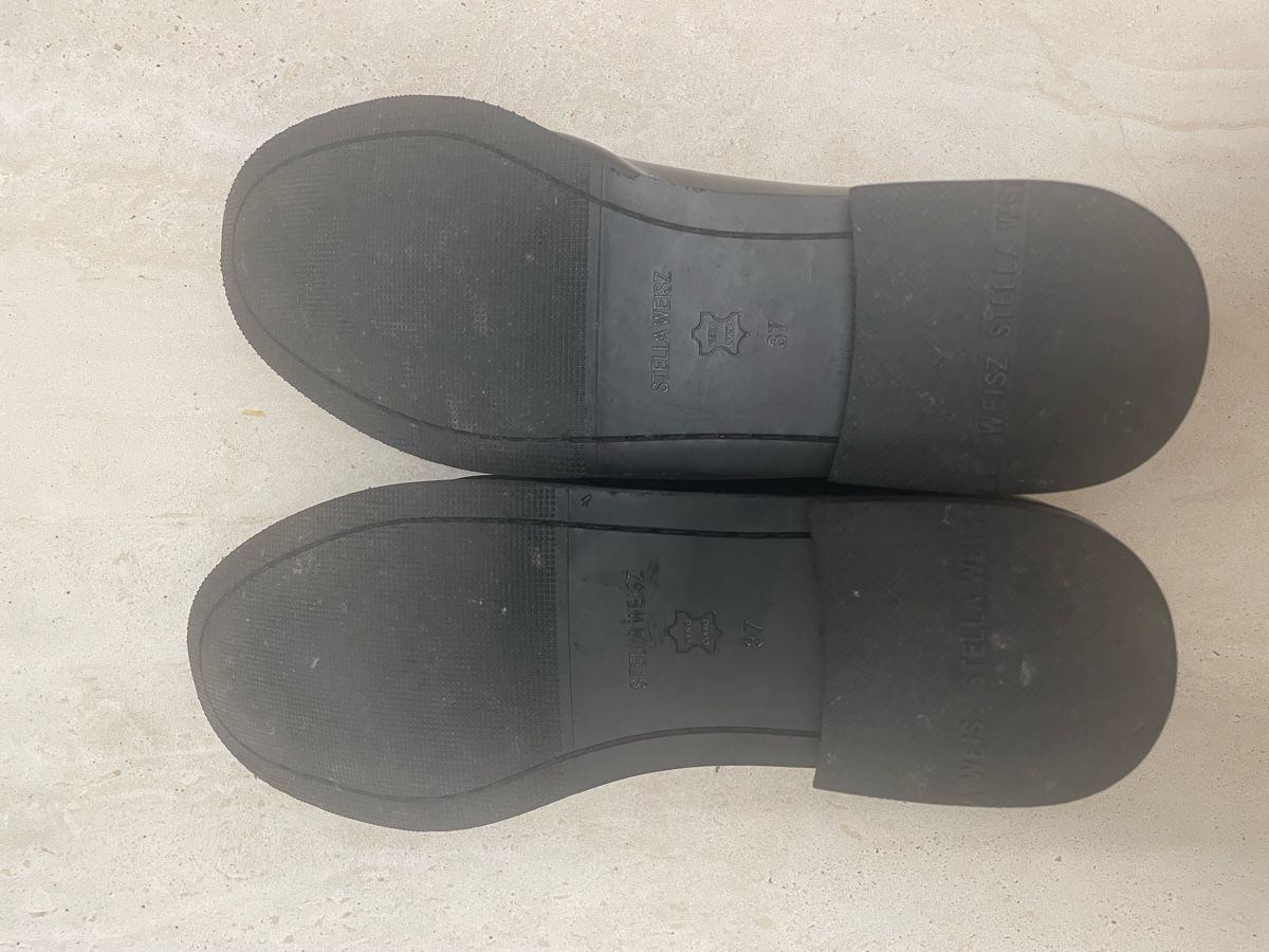 Damenschuhe: Lederschuhe 37 schwarz  – Gebraucht aus uster von 2017c 5